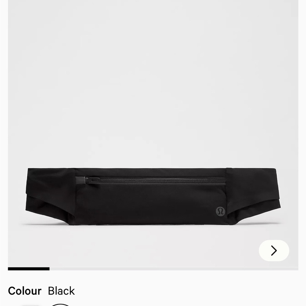 NEW! Lululemon Black running Belt Bag